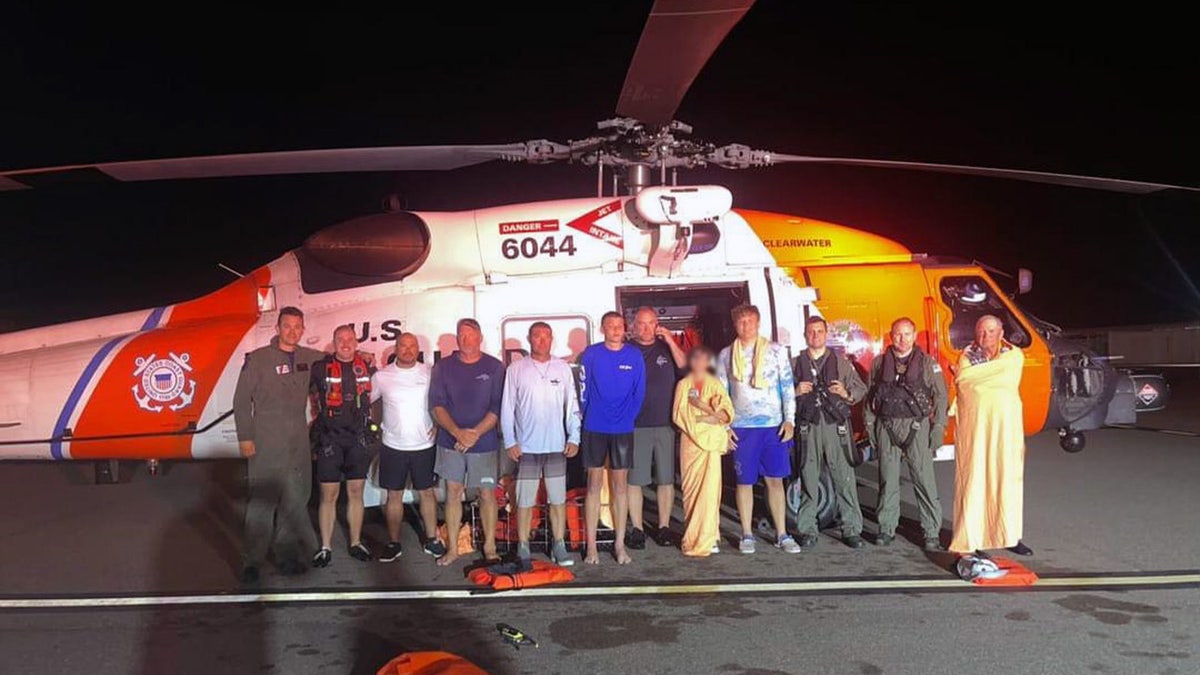 Florida Coast Guard rescues 8, including child, after boat capsizes off Florida