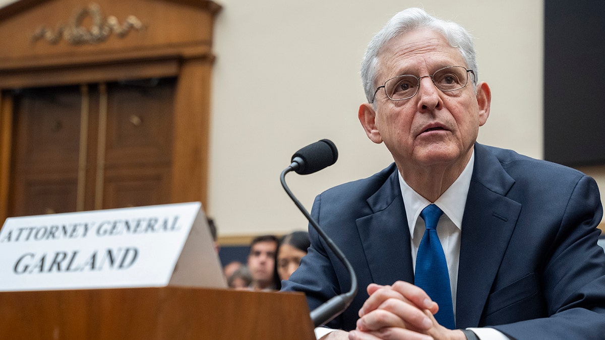 DOJ won’t prosecute Garland for contempt of Congress