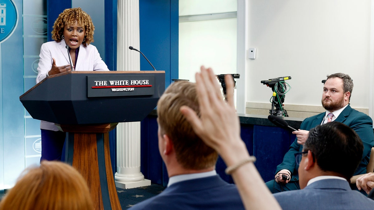 Jean-Pierre clashes with reporters pressing her about neurologist’s White House visits: ‘I do take offense’