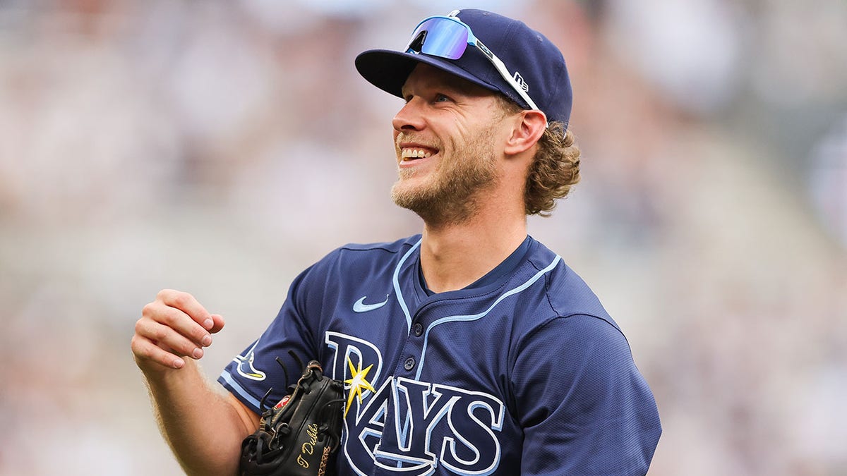 Rays’ Taylor Walls performs Trump-inspired celebration after double vs Yankees