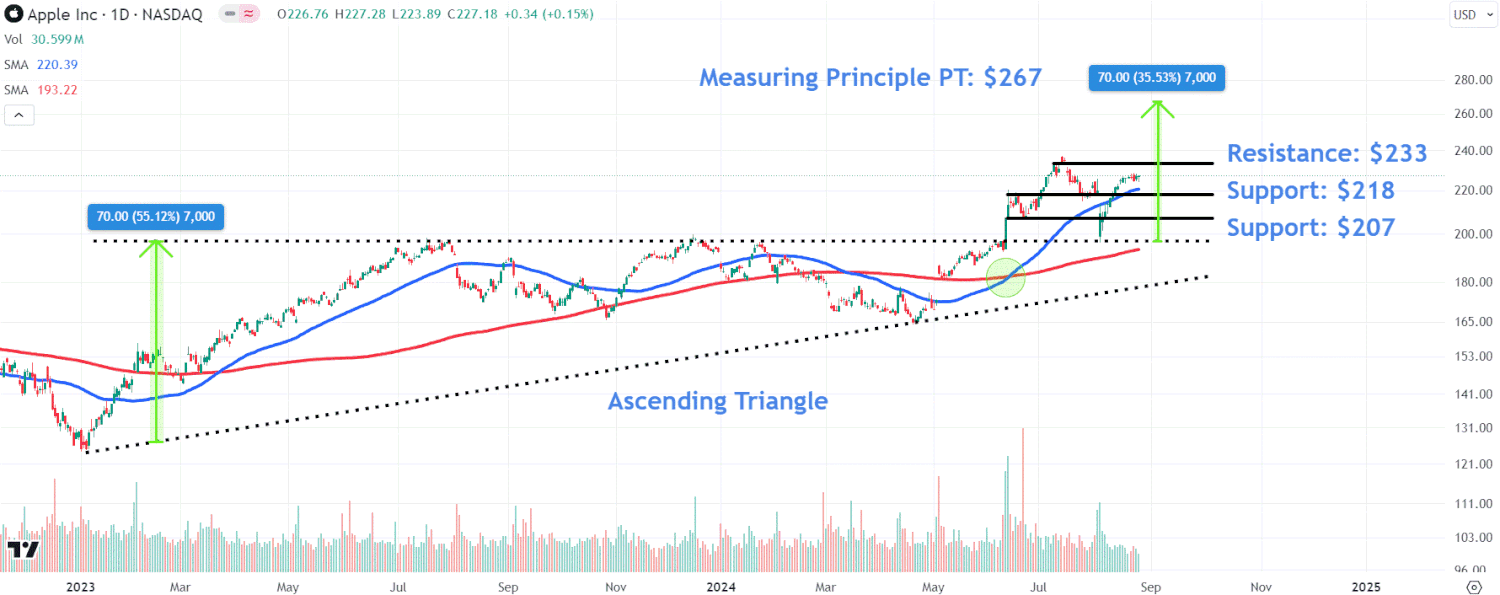 Watch These Apple Stock Price Levels Ahead of Expected iPhone 16 Launch