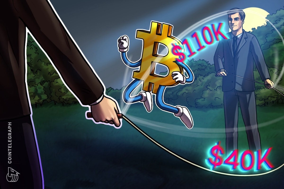 Bitcoin $110K setup ‘still in play’ but analysts warn of sub-$40K dip first