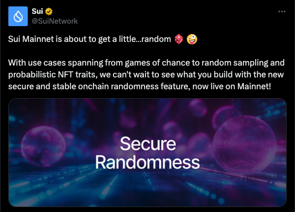Are there ‘too many’ blockchains for gaming? Sui’s randomness feature: Web3 Gamer