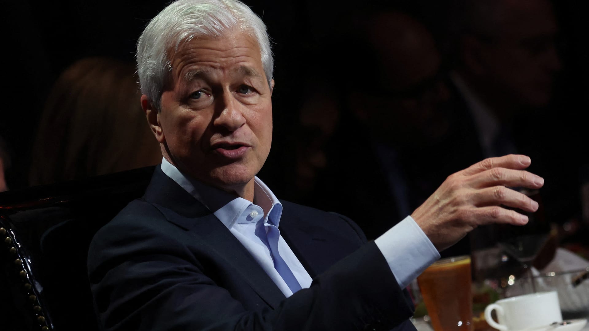Jamie Dimon says ‘the worst outcome is stagflation,’ a scenario he’s not taking off the table