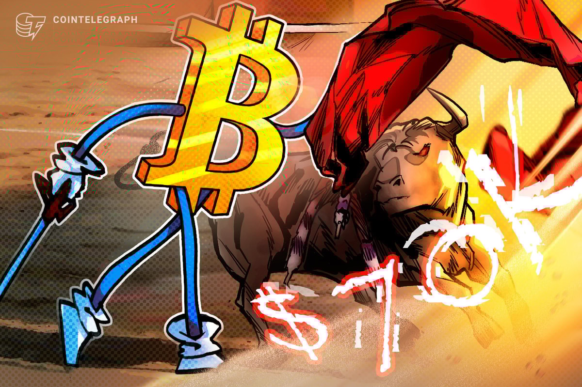 $70K next for Bitcoin? China joins Fed in ‘huge macro event’