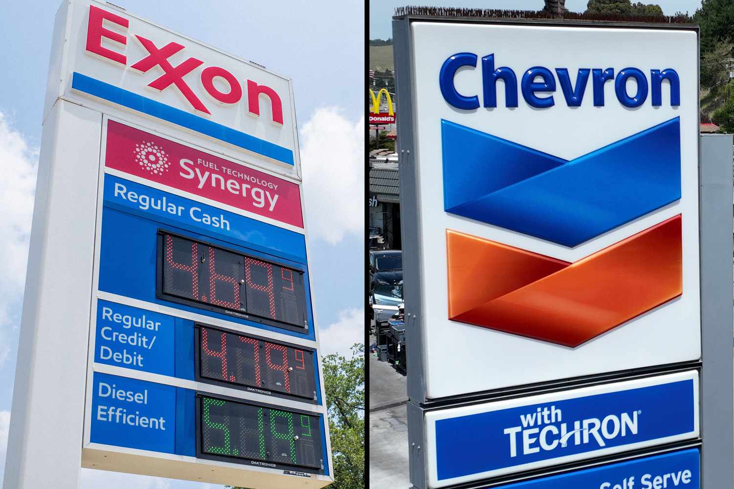 Exxon and Chevron Report Sluggish Profits