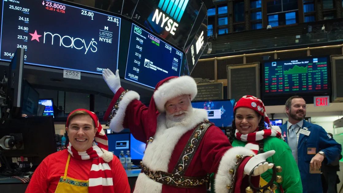 Stock market today: US stocks edge higher in shortened Christmas Eve trading session