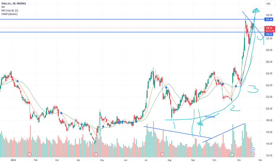 $TSLA Parabolic Chart