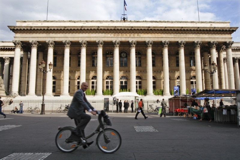 France stocks higher at close of trade; CAC 40 up 0.48%
