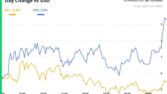 Crypto Daybook Americas: USDC Takes January Crown as Bitcoin Looks to Core PCE Data