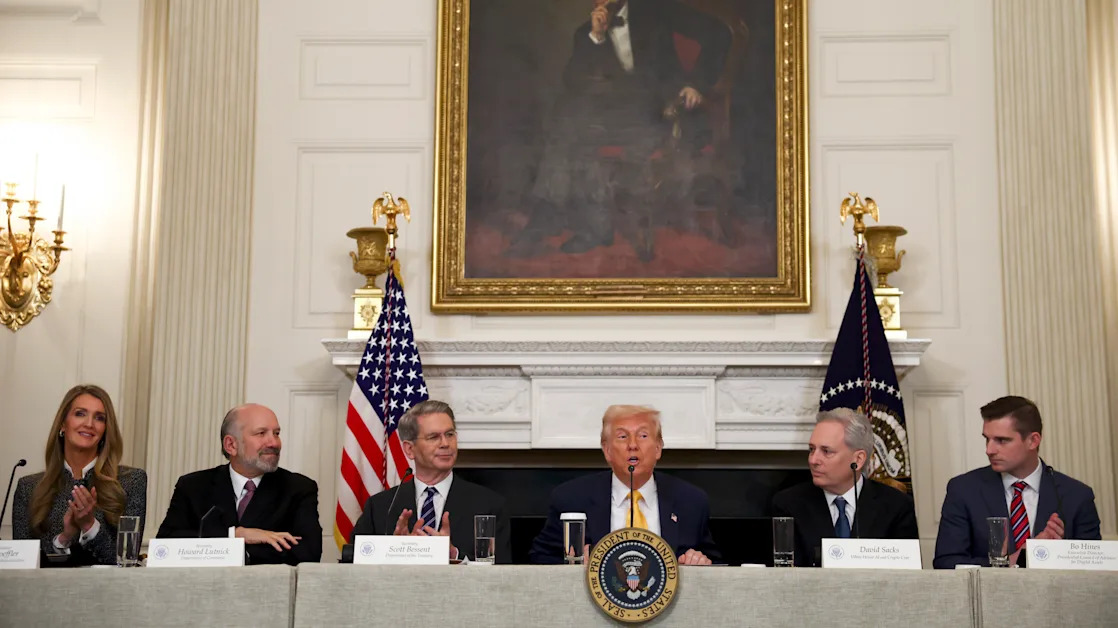 Trump tells crypto leaders at White House summit he's committed to helping their industry