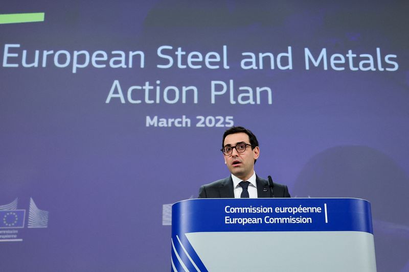 Exclusive-EU proposes cutting steel imports by 15% as Trump tariffs bite