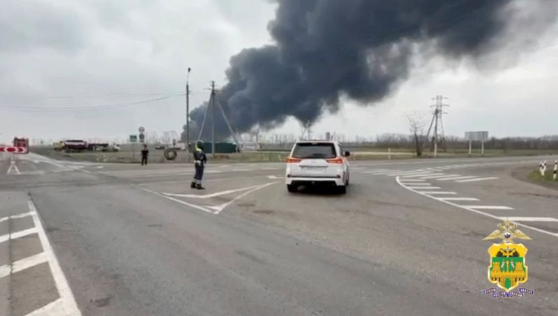 Russia and Ukraine accuse each other of blowing up Russian gas pumping station