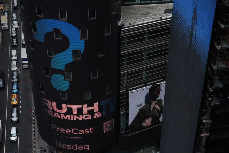 Truth Social files to allow Trump’s trust to sell stock, Axios reports