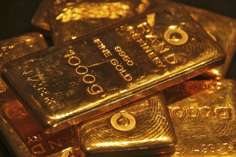 Gold prices firm as dollar dips; traders eye US-China trade talks, Fed decision