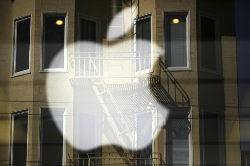 Apple stock pares decline on AI development kit plans
