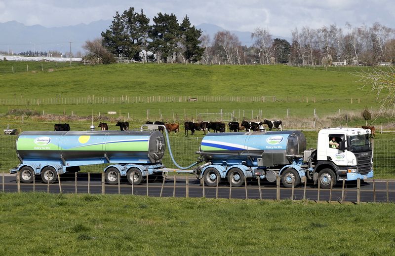 NZ’s dairy firm Fonterra raises annual profit forecast, shares rise