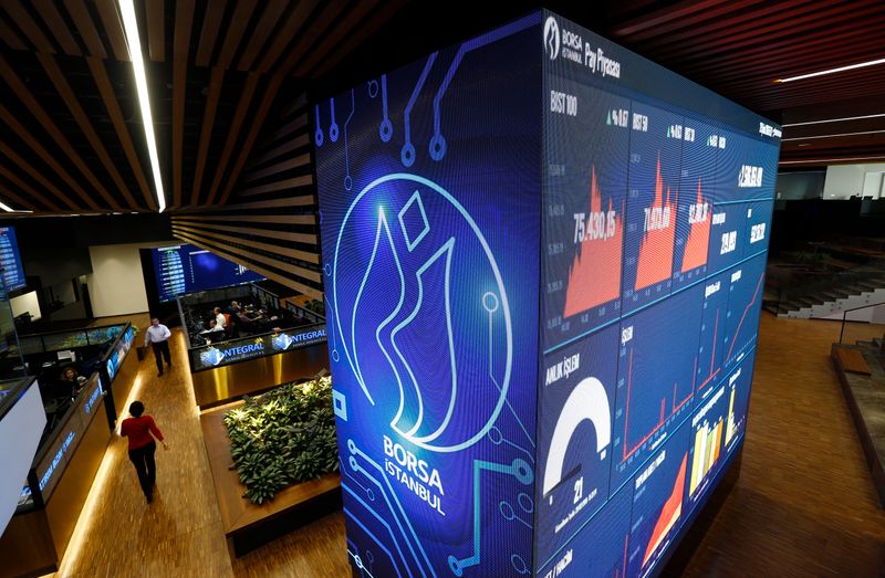 Turkey stocks lower at close of trade; BIST 100 down 0.08%