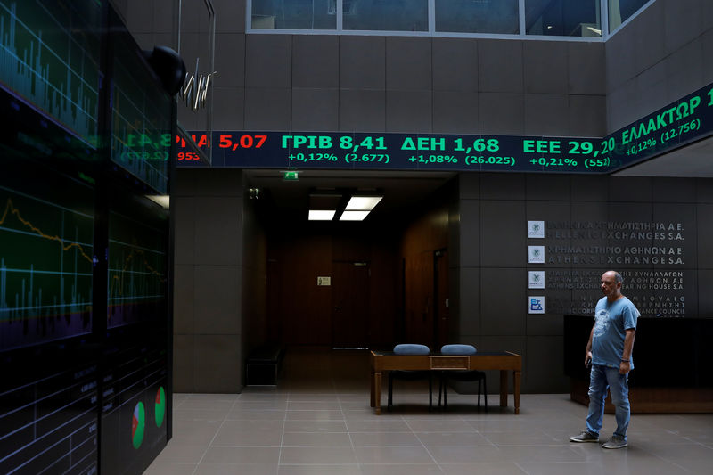 Greece stocks lower at close of trade; Athens General Composite down 0.92%