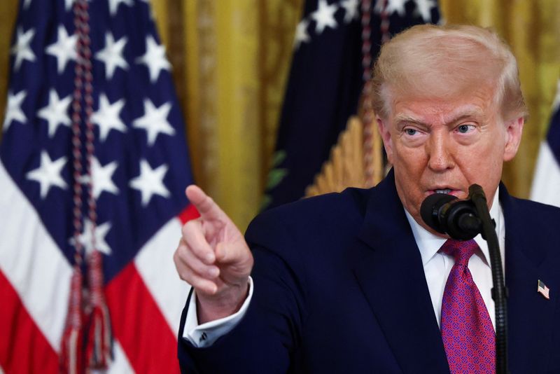 Trump says "everyone" should keep oil prices lower following U.S. strikes on Iran