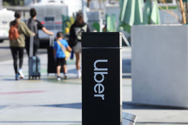 Olympics-Uber named official rideshare, delivery partner for Los Angeles Games